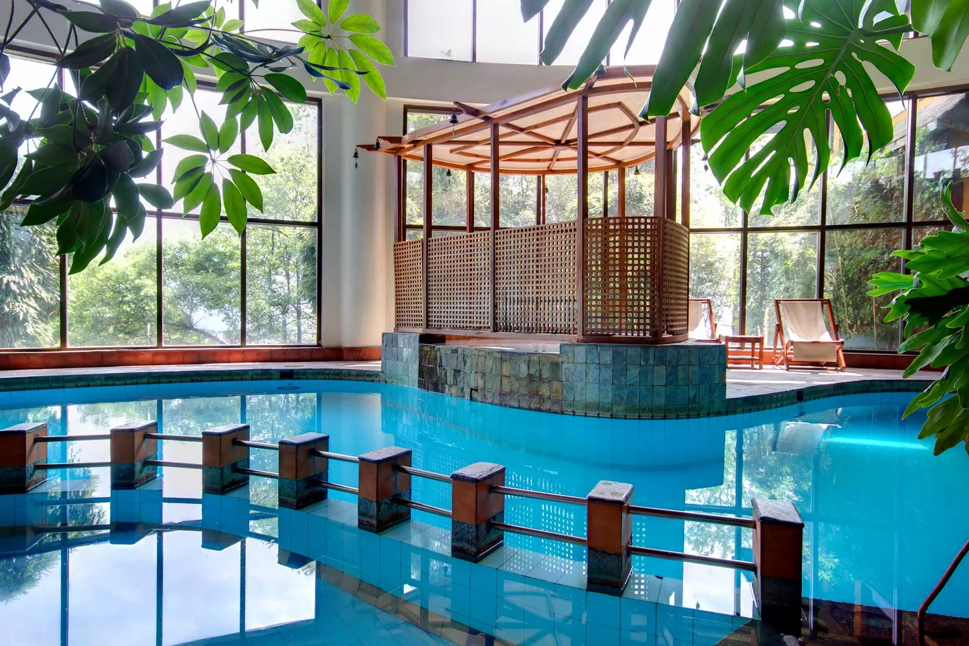 Inside Pool & Jacuzzi